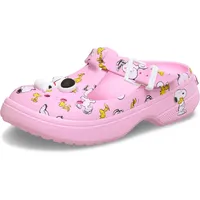 Crocs Klassische Peanuts Snoopy Mary Jane Clogs für Erwachsene, Mehrfarbig/Meereswellen (Ocean Tides), 41/42 EU - 38/41 EU