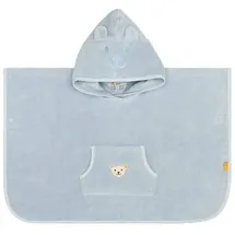 Steiff Badeponcho Babyponcho Bademantel blau