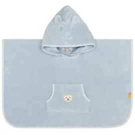Steiff Badeponcho Babyponcho Bademantel blau