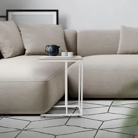 ML-Design Beistelltisch C-Form 45x25x64 cm, Wohnzimmer, Wohnzimmertische, Beistelltische