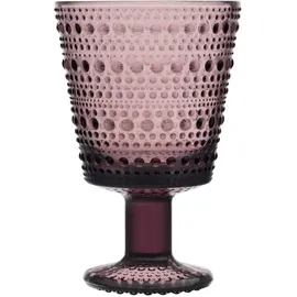 Iittala Kastehelmi Trinkglas mit Fuß 26 cl, Abmessungen: 7,7x7,7x8,8 cm, 1070202