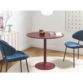 Beliani Tino Ø 90 cm rot