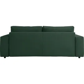 werk2 Schlafsofa WERK2 "Lima, inkl. Bettkasten, bequem, Mega Sofa: Breite 245 cm", moosgrün, B:245cm H:74cm T:102cm, 90% Polyester, 10% Nylon, Sofas, Schlafsofa, Big Sofa mit Bettfunktion und Stauraum für Krims & Krams