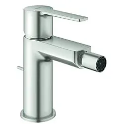 Grohe Lineare Bidetarmatur 33848DC1 supersteel, mit Ablaufgarnitur