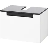 Held Waschbeckenunterschrank Siena 60 x 40 x 35 cm Anthrazit/Weiß