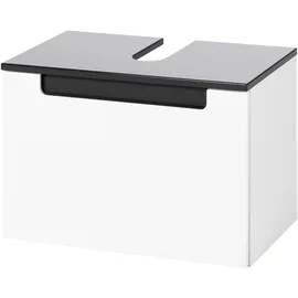 Held Waschbeckenunterschrank Siena 60 x 40 x 35 cm Anthrazit/Weiß