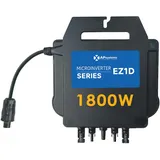 APSystems APsystems® Mikrowechselrichter EZ1D 1800W inkl. integrierter WLAN & Bluetooth und VDE-Relais, Plug & Play ideal für Balkonkraftwerk