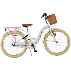VOLARE Jugendfahrrad Blossom 3- Gang 24 Zoll, weiß