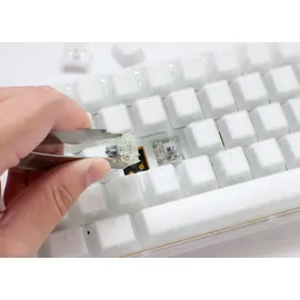 Ducky One 3 TKL Aura White, US Kabelgebunden, Tastatur Englisch Weiß