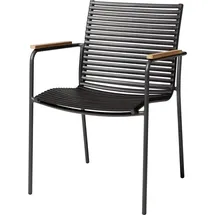 Cinas Gartenstuhl Mood Classic 60 x 56 x 84 cm schwarz 1 St.