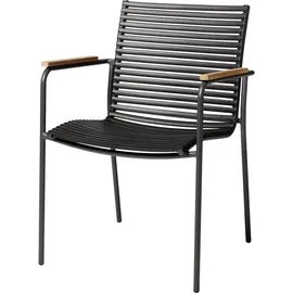Cinas Gartenstuhl Mood Classic 60 x 56 x 84 cm schwarz 1 St.