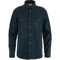 Fjällräven Övik Lite Flannel Langarmhemd Dark Navy XL