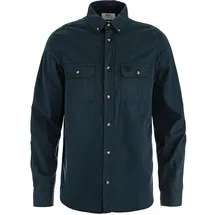 Fjällräven Övik Lite Flannel Langarmhemd Dark Navy XL