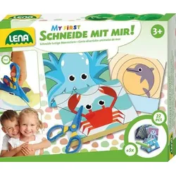 LENA® 42632 Schneide mit mir Meeres-Tiere