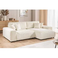 S-style möbel Mollis - Ecksofa mit Schlaffunktion und Bettkasten