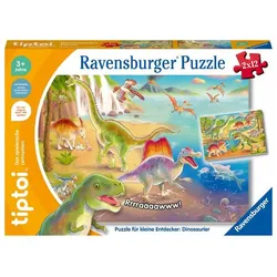 Ravensburger - tiptoi Puzzle für kleine Entdecker: Dinosaurier