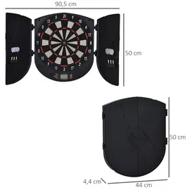 Homcom Elektronische Dartscheibe Kunststoff 44 x 50 cm