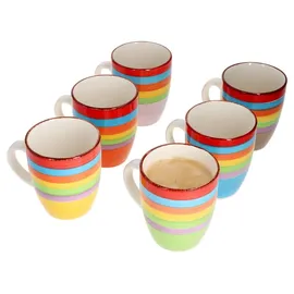 Mambocat Kaffeebecher 0,3 l Mehrfarbig 6 St.