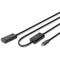 Digitus Aktives USB 3.2 Gen1 5G Verlängerungskabel, USB-C - USB-C, 10m