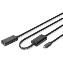 Digitus Aktives USB 3.2 Gen1 5G Verlängerungskabel, USB-C - USB-C, 10m