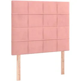 vidaXL Boxspringbett 90 x 200 cm Rosa