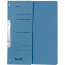 Falken Einhakhefter Karton blau DIN A4, halber Deckel, 1 St.