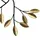 Art for the home Wandbild ART FOR THE HOME "Branch", gold (farbe bild(er): gold), B:108cm H:49cm T:2cm Ø:2cm, Metall, Bilder, ration Metal Kunst Gold Zweig 1,08m x 49 cm