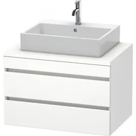 Duravit Waschtischunterschrank 2 Auszüge 80 x 51,2 x 54,8 cm Grau Matt