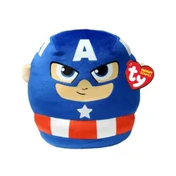 TY Plüschfigur Captain America 39257 20cm Squishy Beanie
