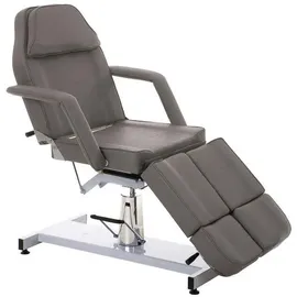 deluke Kosmetikliege PASSAU hydraulisch 86x185x185cm, Kunstleder, Grau Massageliege Tattooliege