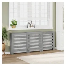 vidaXL Heizkörperverkleidung Grau Sonoma 205x21,5x83,5 cm