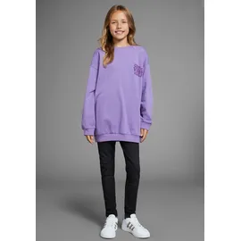 Kidsworld Rückenprint Sweatshirt Lila 164