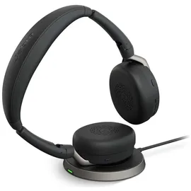 JABRA Evolve2 65 Flex UC Stereo USB-A + Wireless Charging Pad