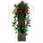 Seidenblumen Roß Rosenranke 62cm rot ZF Kunstpflanzen Kunstblumen künstliche Pflanzen künstliche Rosen Rosenhänger