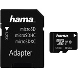 Hama microSDXC 128GB Class 10 80MB/s UHS-I + SD-Adapter/Foto