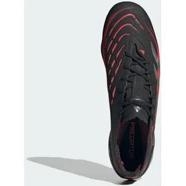 Adidas Predator Elite FG Fußballschuh - Core Black / Grey Four / Lucid Red - 45 1/3