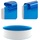 Evolution Poolfolie rund 350 x 120 cm blau