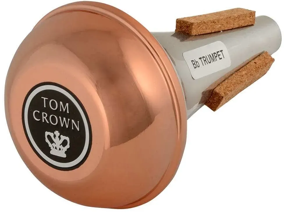 Tom Crown Straight Dämpfer Aluminium Kupferboden Trompete - Dämpfer Blasinstrument