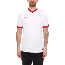 NIKE Striker IV Herren Trainings-Shirt mit Dri-FIT-Technologie Sport T-Shirt Kurzarm-Trikot 725892-101 Weiß - XXL