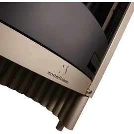 Masterflamme Grande I Stahl Weiß/Abdeckplatte Creme