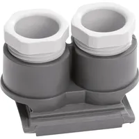 Berker 18893505 Rohreinführung 2fach M20x1,5 W.1 grau