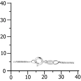 Ostsee-Schmuck Silberkette Panzer diamantiert 1,3 mm breit Silber 925