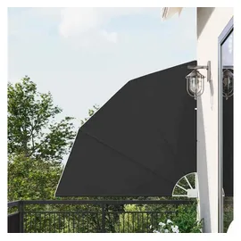 vidaXL Balkonverkleidung 140 x 140 cm Anthrazit Stoff