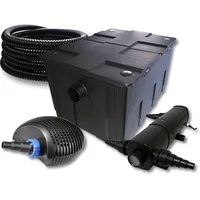 Wiltec SunSun, Brunnen + Gartenteich, TeichFilter Set 60000l mit