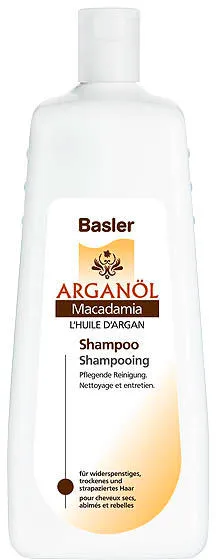 Basler Arganöl Macadamia Shampoo Sparflasche 1 Liter - Ergiebige Größe | Shampoo Arganöl