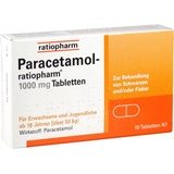 Ratiopharm Paracetamol-ratiopharm 1000 mg Tabletten