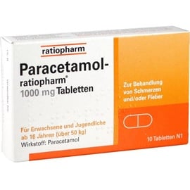 Ratiopharm Paracetamol-ratiopharm 1000 mg Tabletten