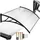 Tectake Vordach 150 x 93 cm transparent
