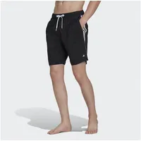 Adidas 3-Streifen CLX Badeshorts Black / White M