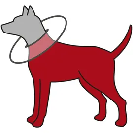 Trixie Schutzkragen grau